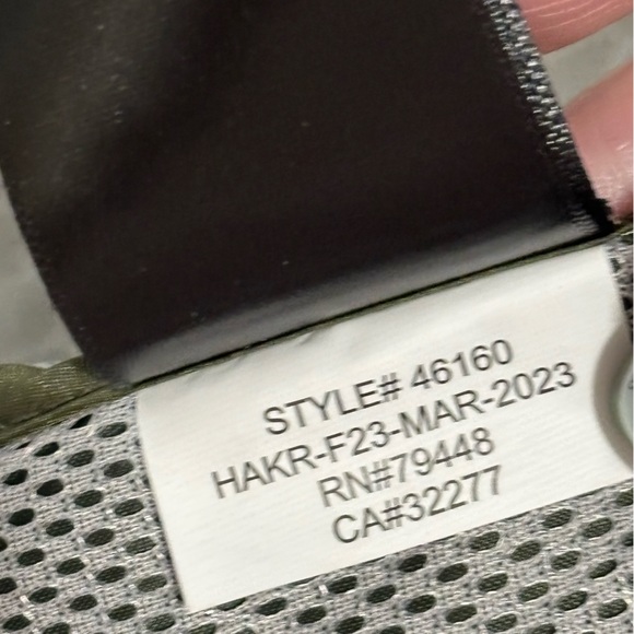 Marmot Women's 1X PreCip Eco Rain Jacket Olive Green Vented Pit Zip Outdoor - Picture 15 of 16